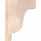 Ekena Millwork Newport Smooth Corbel, Douglas Fir, 5 1/2"W x 12"D x 16"H COR06X12X16NEW00SDF - alternate 4